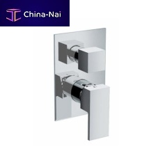 Shower mixer tap PE730333Qbuilt-inchromed metalbathroom