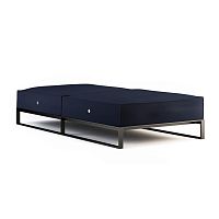 Garden daybed MOOREcontemporarySunbrella®stainless steel base