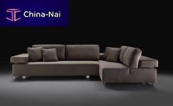 Corner sofa AURORAcontemporarybrown7-seater and up