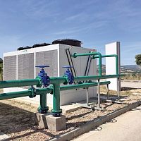 Adiabatic dry cooler PAD-V series