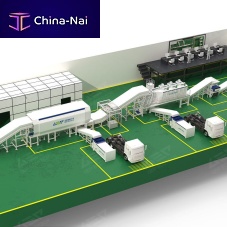 Mixed waste treatment plant bulkyMSWautomated