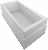 Freestanding bathtub ASKEW: C1801KSolid Surfacewhite