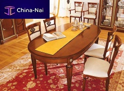 Traditional dining table CAPRI woodenovalhome