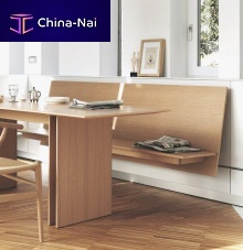 Contemporary bench c3oakwalnutcherrywood