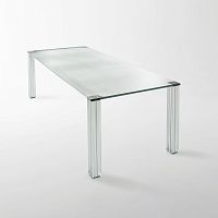 Contemporary table CRYPTEE'glassrectangularsquare
