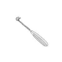 Dental curette PS-S-0019surgicalENT surgeryangled