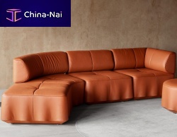 Modular sofa DS-808 Ondacontemporaryleatherbrown