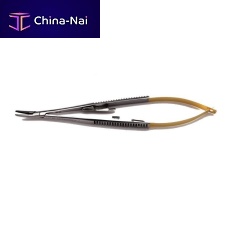 Dental surgery needle holder TD12808TCCastroviejotungsten carbide