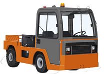 Electric platform truck TR 250 ac2-axle