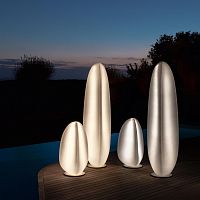 Floor-standing lamp MAL stainless steelpolyethylenecontemporary