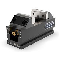 Center-clamping vise MZE for machine tools5-axis machine toolhorizontal