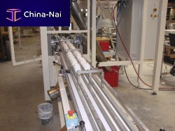Automatic filling system containerwith conveyor