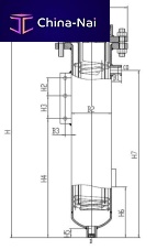 Tubular heat exchanger CYTBZ-HRQ1liquid/liquid