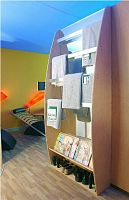 2-bar towel rack CLUBWELL®1-barfloor-standingwooden