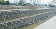 Modular gabion for consolidationfor river banks