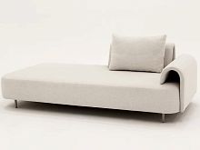 Contemporary daybed jerifabricfabricaluminum base