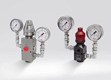 Chemical product pressure regulator lubriLinediaphragmpistonsingle-stage