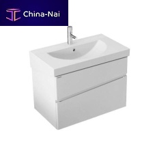 Wall-hung washbasin cabinet Urb.y : 6400000lacquered MDFcontemporarywithout door