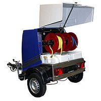Cold water high-pressure cleaner TD144hot waterdiesel enginetrailer-mount