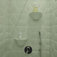 Wall-mounted shelf LES ETAGERES par Camille Flammarioncontemporaryceramicfor hotel