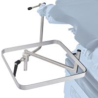 Examination chair-mounted surgical basin stand 9911012stainless steel