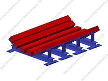 Conveyor belt loading station impact bed A51