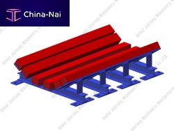 Conveyor belt loading station impact bed A51