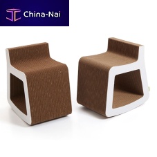 Contemporary stool DONDOLOcardboard base