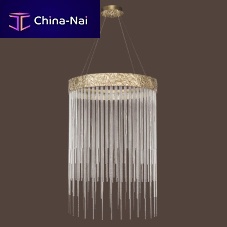Traditional chandelier HE-034glasscommercialwaterfall