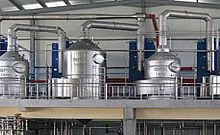 Falling film evaporator plateprocessfor liquids