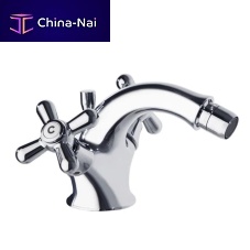 Double-handle bidet mixer tap 3103Ccountertopchrome-plated brassnickel