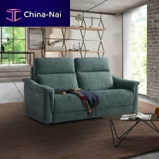 Contemporary sofa Dandyfabricleathergreen