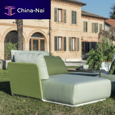 Contemporary daybed COMBOfabricaluminumoutdoor