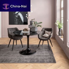 Contemporary table Solo MarbleMDFresinfiberglass base
