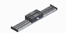 Linear positioning table 1-axiswith rack-and-pinion transmission