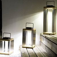 Teak lantern CABO