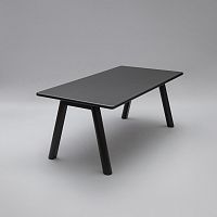 Contemporary table TRAN TRANMDFstained woodoak