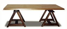 Contemporary table LES TRETEAUXwoodengarden