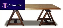 Contemporary table LES TRETEAUXwoodengarden