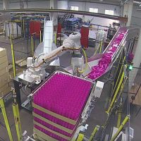 PET bottle depalletizer roboticautomaticfor the packaging industry