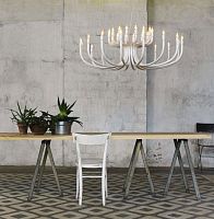 Traditional chandelier SNOOBlacquered aluminumcommercialcandelabra