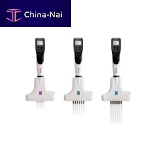 Multi-channel pipette VOYAGER seriesfor laboratorywith adjustable tip spacingelectronic