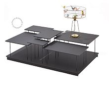 Contemporary coffee table RIVE GAUCHE ODONFenix NTM®metal baserectangular