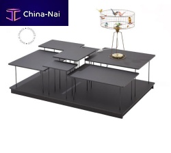 Contemporary coffee table RIVE GAUCHE ODONFenix NTM®metal baserectangular