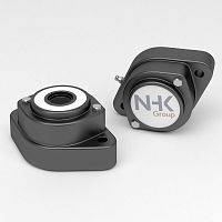 Flange bearing unit IP67 FL204 OCsphericalstainless steel
