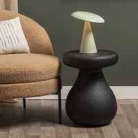 Contemporary side table Boazironiron baseround