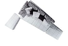 Sofa bed QUADRANGOLOcontemporarywhiteblack