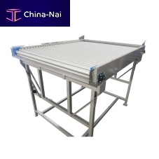 Fruit sorting table BSM-T415for the food industrywith motorized roller conveyor