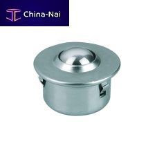 Steel ball transfer unit K0765 seriescylindrical basewith sheet steel housingfor heavy loads