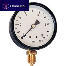 Dry dial pressure gauge H0921-ACIER-SECbrassaluminumBourdon tube